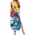 Personalised Seychelles Sailfish Summer Maxi Dress With Coat Of Arms - Wonder Print Shop