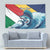 Personalised Seychelles Sailfish Tapestry With Coat Of Arms - Wonder Print Shop