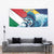 Personalised Seychelles Sailfish Tapestry With Coat Of Arms - Wonder Print Shop