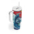 Personalised Seychelles Sailfish Tumbler With Handle With Coat Of Arms