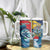 Personalised Seychelles Sailfish Tumbler With Handle With Coat Of Arms