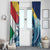 Personalised Seychelles Sailfish Window Curtain With Coat Of Arms - Wonder Print Shop