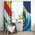 Personalised Seychelles Sailfish Window Curtain With Coat Of Arms - Wonder Print Shop