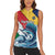 Personalised Seychelles Sailfish Women Sleeveless Polo Shirt With Coat Of Arms - Wonder Print Shop