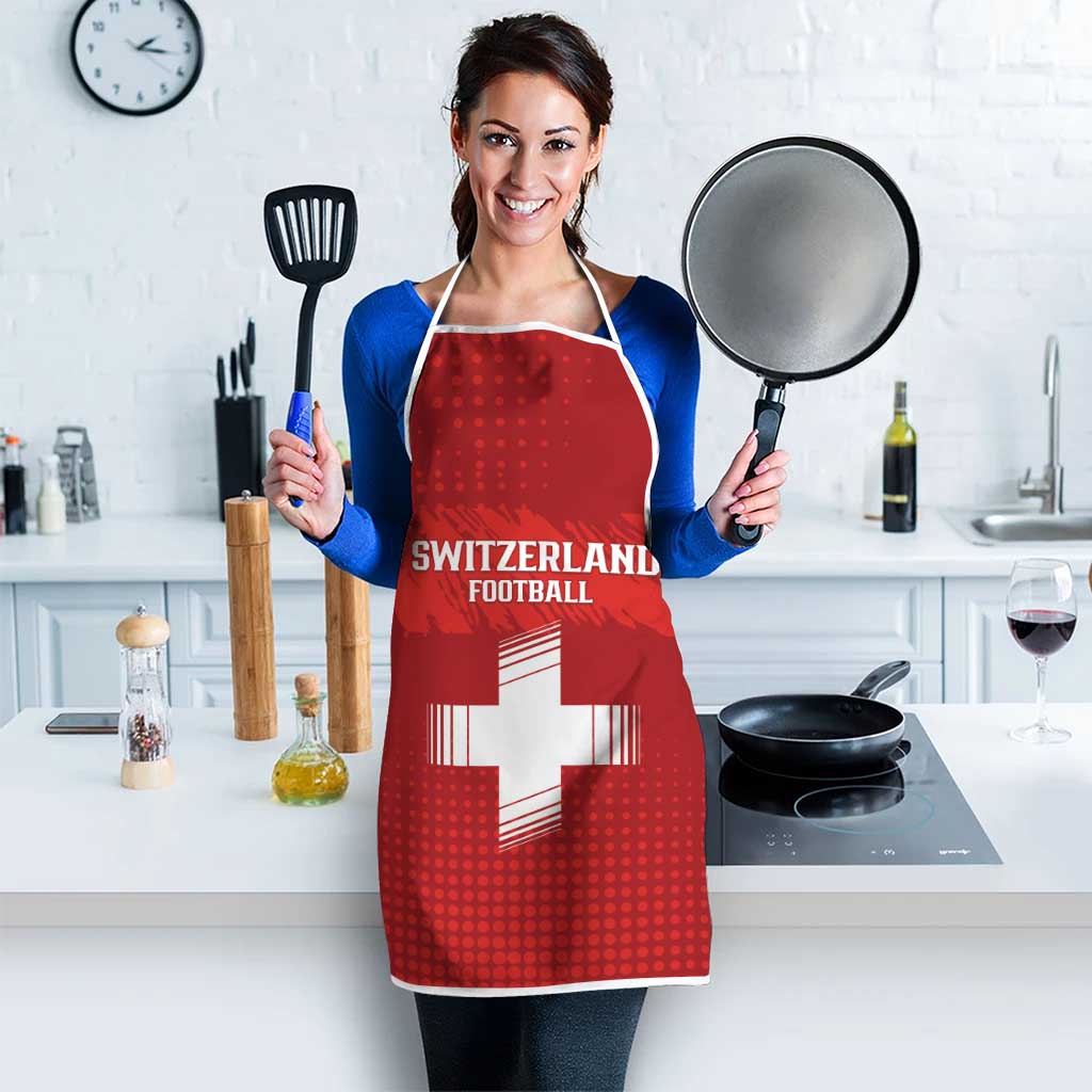 Switzerland Football 2026 Apron Hopp Schwiiz - Wonder Print Shop