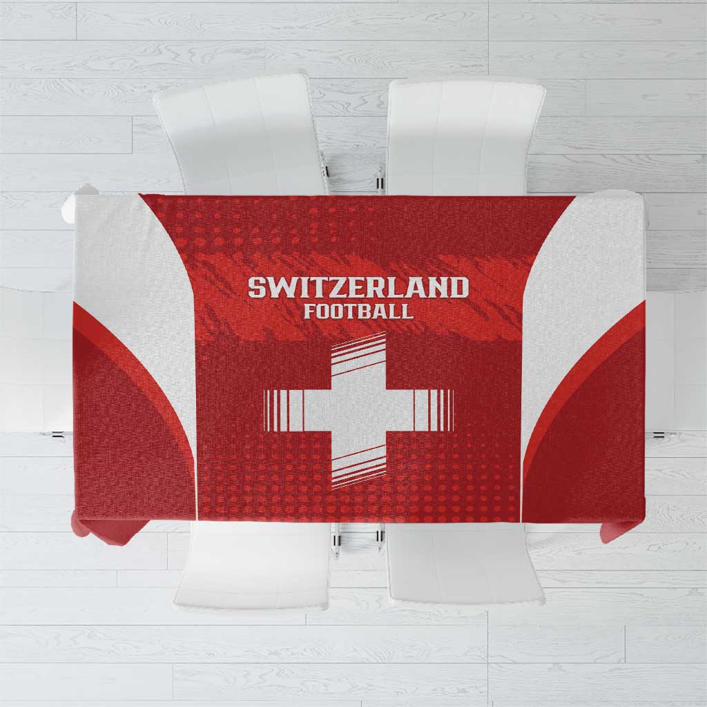 Switzerland Football 2026 Tablecloth Hopp Schwiiz - Wonder Print Shop