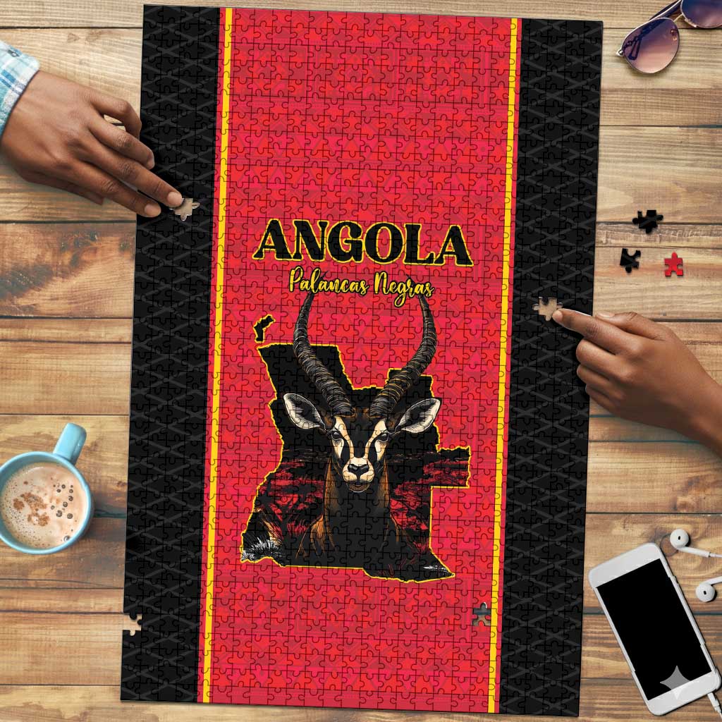 Angola Football Puzzle Come On Palancas Negras - Wonder Print Shop