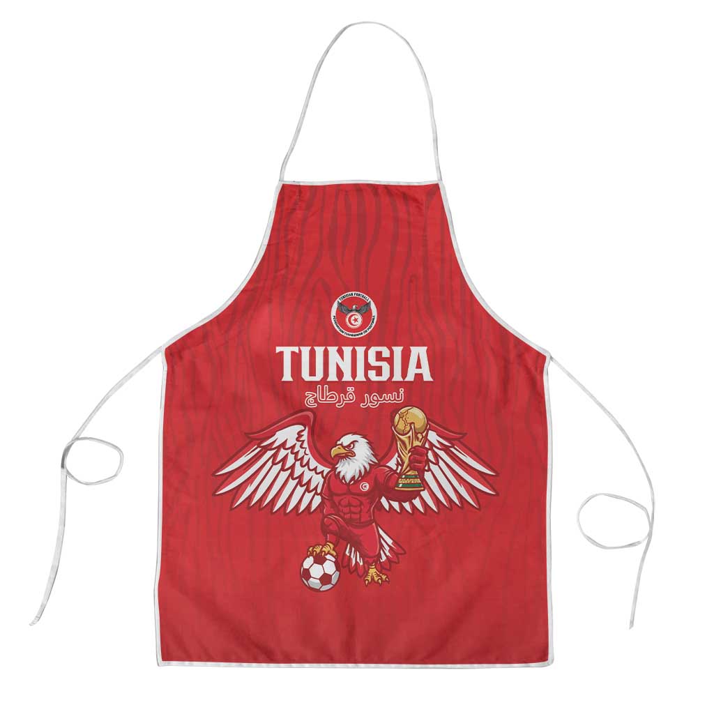 Tunisia Football Apron Eagles of Carthage Rise - Wonder Print Shop
