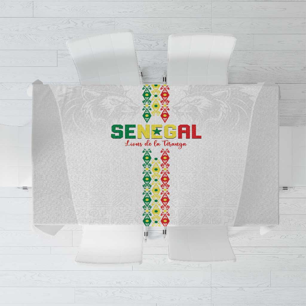Senegal Football Tablecloth Go Champions Lions de la Teranga - Wonder Print Shop