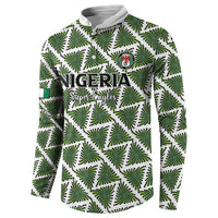 Custom Nigeria Football Button Sweatshirt Come On Super Eagles