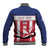 Custom Liberia Football Baseball Jacket Go Lone Stars