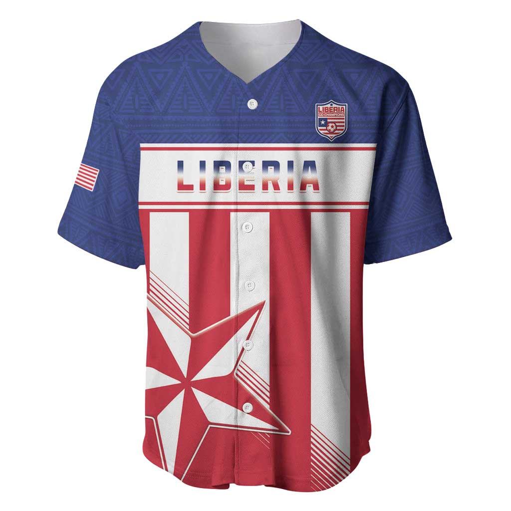 Custom Liberia Football Baseball Jersey Go Lone Stars