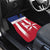 Custom Liberia Football Car Mats Go Lone Stars