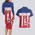 Custom Liberia Football Couples Matching Long Sleeve Bodycon Dress and Hawaiian Shirt Go Lone Stars