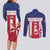 Custom Liberia Football Couples Matching Long Sleeve Bodycon Dress and Long Sleeve Button Shirt Go Lone Stars