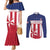 Custom Liberia Football Couples Matching Mermaid Dress and Long Sleeve Button Shirt Go Lone Stars