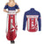 Custom Liberia Football Couples Matching Summer Maxi Dress and Long Sleeve Button Shirt Go Lone Stars