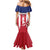 Custom Liberia Football Family Matching Mermaid Dress and Hawaiian Shirt Go Lone Stars