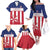 Custom Liberia Football Family Matching Off The Shoulder Long Sleeve Dress and Hawaiian Shirt Go Lone Stars