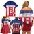 Custom Liberia Football Family Matching Off Shoulder Short Dress and Hawaiian Shirt Go Lone Stars