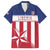 Custom Liberia Football Family Matching Off Shoulder Short Dress and Hawaiian Shirt Go Lone Stars