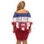 Custom Liberia Football Family Matching Off Shoulder Short Dress and Hawaiian Shirt Go Lone Stars