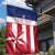 Custom Liberia Football Garden Flag Go Lone Stars