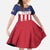 Custom Liberia Football Kid Short Sleeve Dress Go Lone Stars