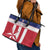 Custom Liberia Football Leather Tote Bag Go Lone Stars