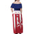 Custom Liberia Football Off Shoulder Maxi Dress Go Lone Stars