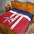 Custom Liberia Football Quilt Go Lone Stars