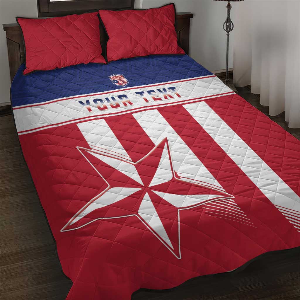 Custom Liberia Football Quilt Bed Set Go Lone Stars