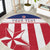 Custom Liberia Football Round Carpet Go Lone Stars