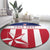 Custom Liberia Football Round Carpet Go Lone Stars