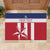 Custom Liberia Football Rubber Doormat Go Lone Stars