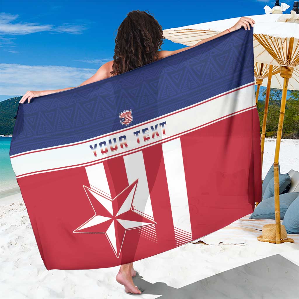 Custom Liberia Football Sarong Go Lone Stars