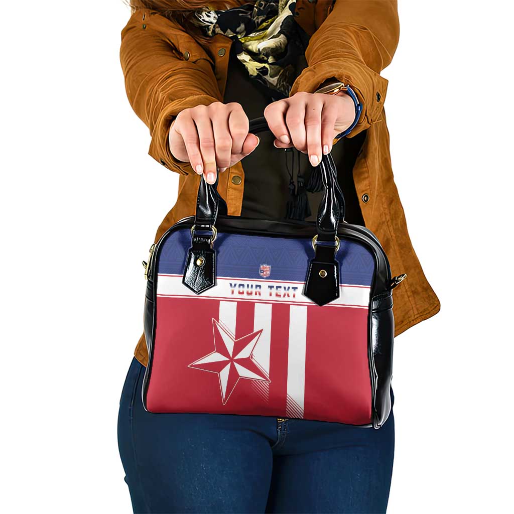 Custom Liberia Football Shoulder Handbag Go Lone Stars