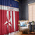 Custom Liberia Football Window Curtain Go Lone Stars