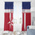 Custom Liberia Football Window Curtain Go Lone Stars