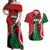 Personalised Athletics Kenya Couples Matching Off Shoulder Maxi Dress and Hawaiian Shirt We Are Champions