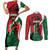 Personalised Athletics Kenya Couples Matching Short Sleeve Bodycon Dress and Long Sleeve Button Shirt We Are Champions