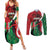 Personalised Athletics Kenya Couples Matching Summer Maxi Dress and Long Sleeve Button Shirt We Are Champions