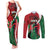 Personalised Athletics Kenya Couples Matching Tank Maxi Dress and Long Sleeve Button Shirt We Are Champions