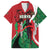 Personalised Athletics Kenya Family Matching Summer Maxi Dress and Hawaiian Shirt We Are Champions