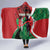 Personalised Athletics Kenya Hooded Blanket We Are Champions