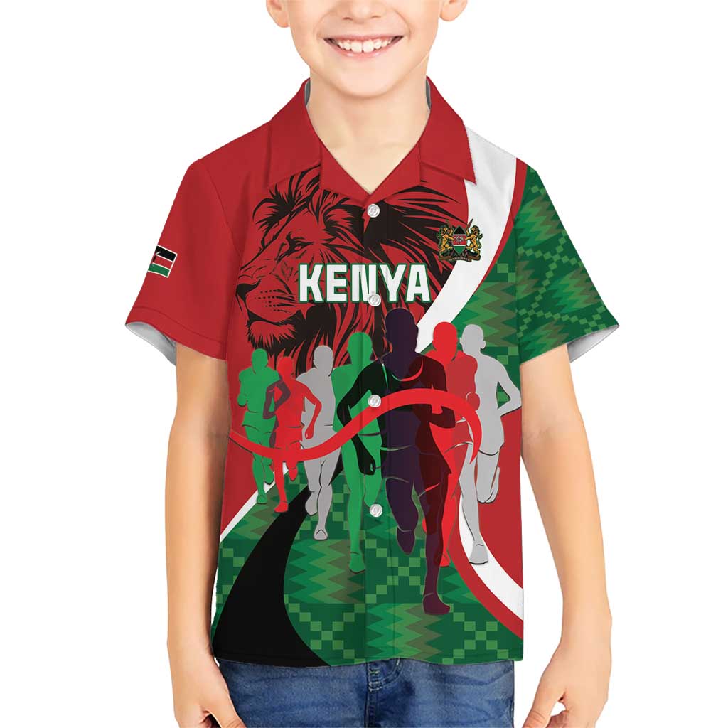 Personalised Athletics Kenya Kid Hawaiian Shirt We Are Champions