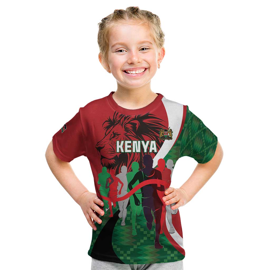 Personalised Athletics Kenya Kid T Shirt We Are Champions