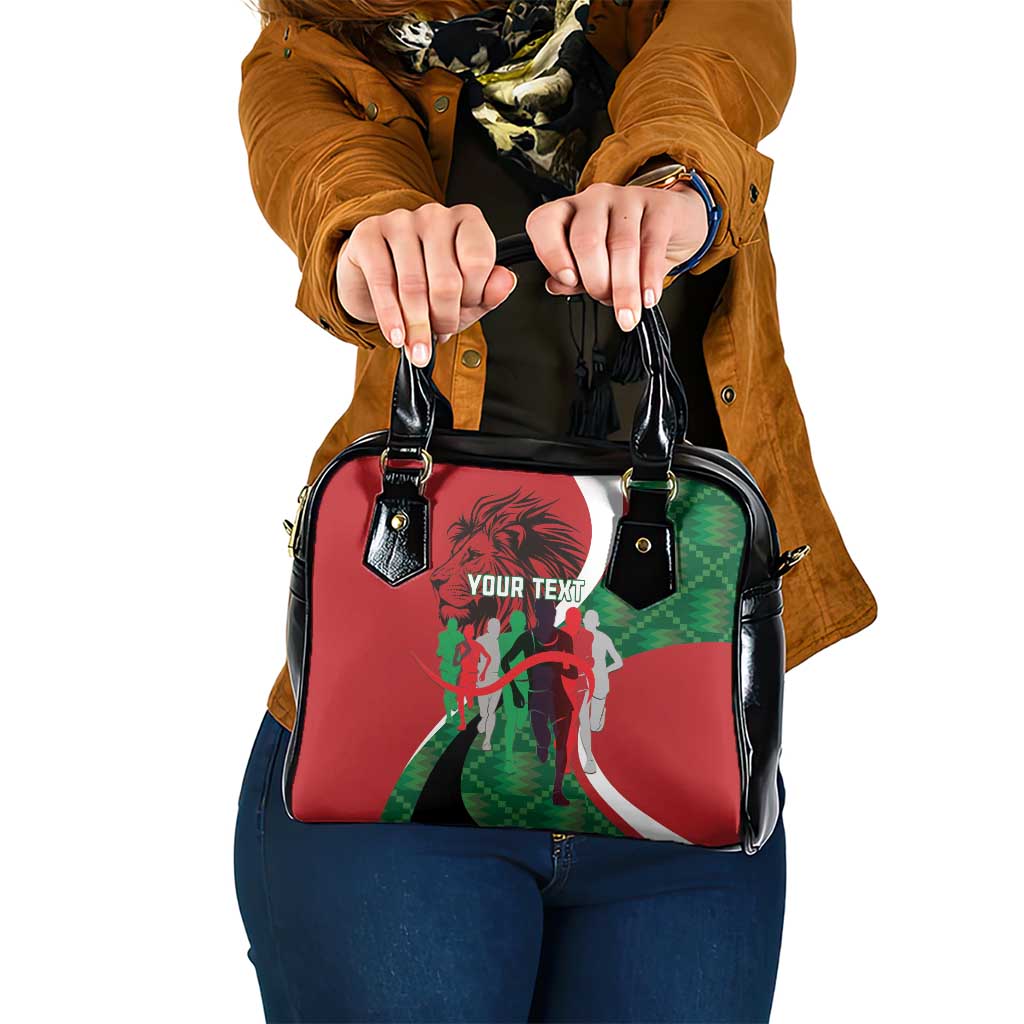 Personalised Athletics Kenya Shoulder Handbag We Are Champions