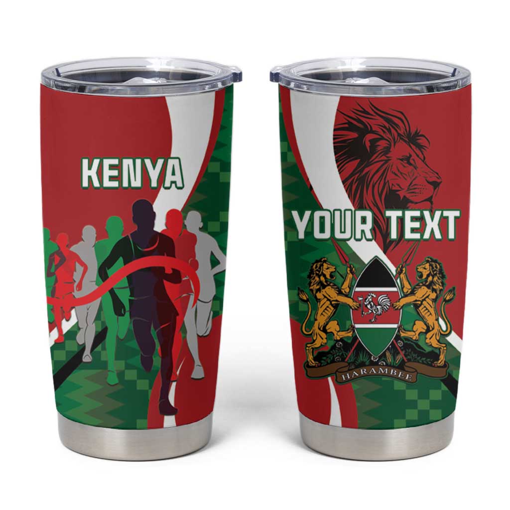 Personalised Athletics Kenya Tumbler Cup We Are Champions