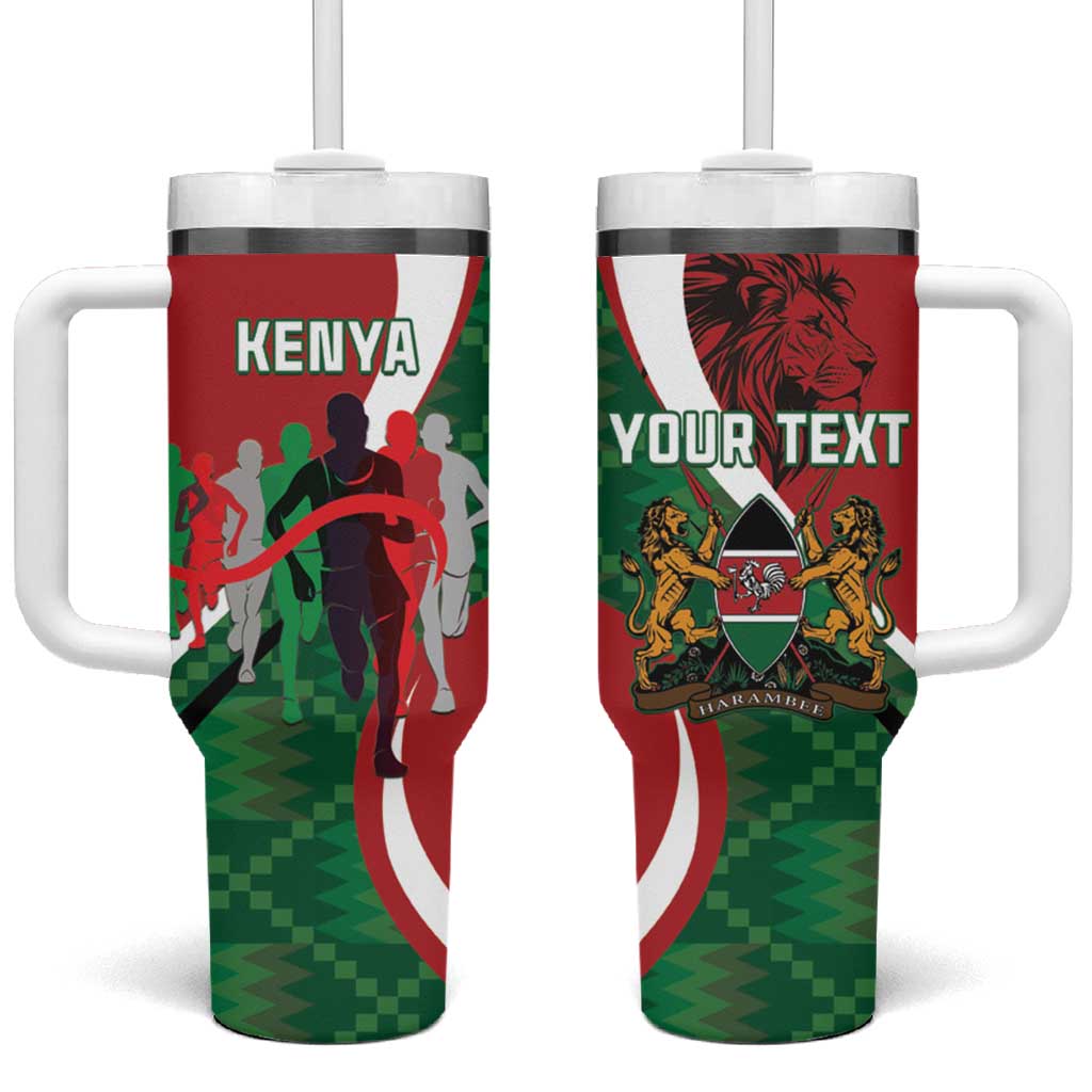 Personalised Athletics Kenya Tumbler With Handle We Are Champions